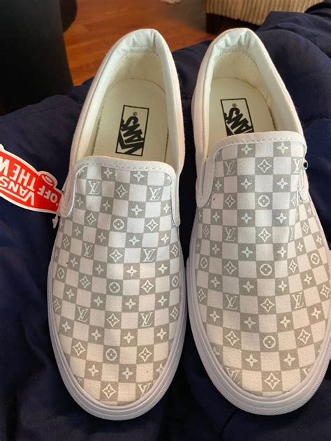 lv vans shoes|lv vans slip on shoes.